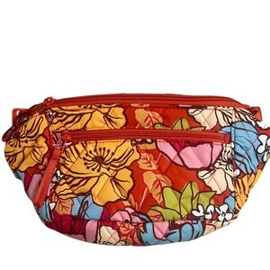 Vera Bradley Large Belt‎ Bag Middays Garden Floral Fanny Pack NEW